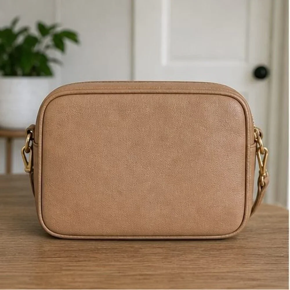 Tan Faux Leather Bag